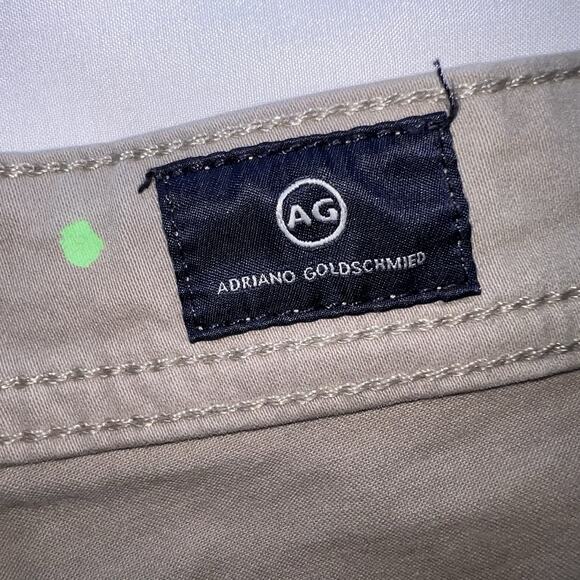 AG Adriano Goldschmied Pants Men’s Size 40x32 Beige The Graduate Tailored Leg - Picture 8 of 14